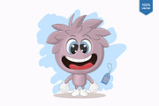 Crazy Cartoon Boy. Tshirt, PNG., a Person Illustration by KENO Mascots (Thumbnail 2 of 3)