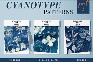 Cyanotype Botanical Set - Part 2