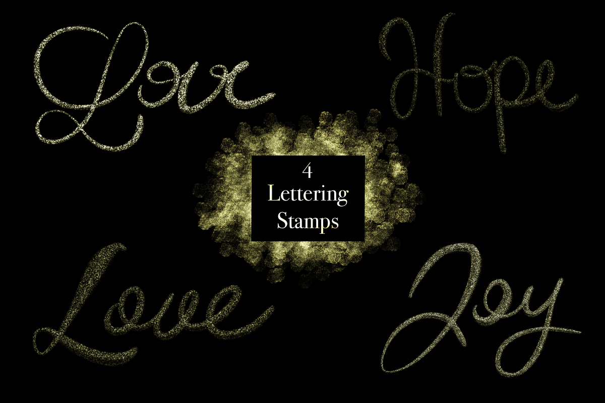 Glitter & Shining Procreate Brushes, a Brush Add-On by Ink by Stefi (Photo 6 of 6)