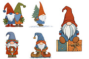 Christmas Gnome clipart, an Illustration by Designworld (Thumbnail 3 of 4)