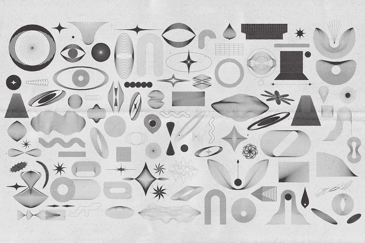 Abstract Boho Linear Vector Shapes, a Graphic by Vanzyst (Photo 12 of 24)