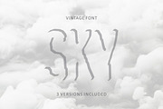 Bullseye shadowed font in 3 versions, a Serif Font by Vintage Font Lab (Thumbnail 2 of 9)