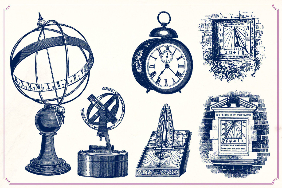 Vintage clocks and watches, a Technology Illustration by Mr Vintage (Photo 4 of 5)