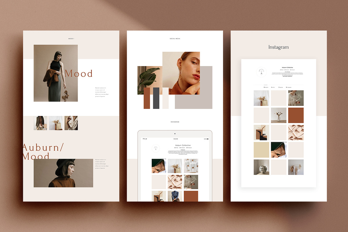 Auburn 24 Brand Sheets, a Presentation Template by Studio Standard (Photo 7 of 11)