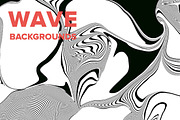 Wave backgrounds, a Background Graphic by dotstudio (Thumbnail 1 of 14)