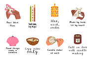 150+ Candle Making Clipart Set, an Object Illustration by Zeukaa (Thumbnail 8 of 15)