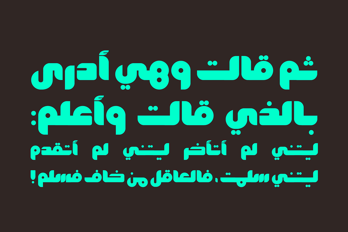 Fekrah - Arabic Font, a Script Font by Mostafa El Abasiry (Photo 5 of 10)