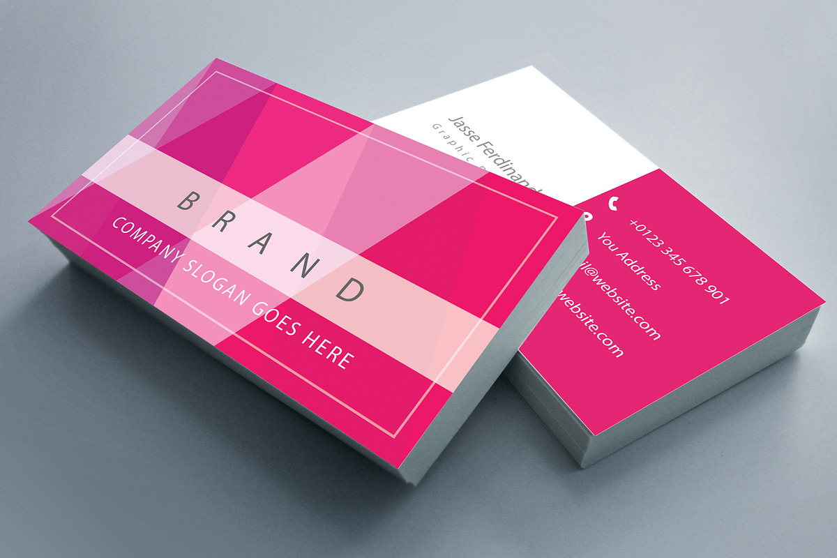 Modern Business Card Template, a Business Card Template by M6 Gallery (Photo 4 of 4)
