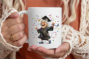 Whimsical Graduation Grandma Clipart, an Illustration by designcity5 (Thumbnail 5 of 5)