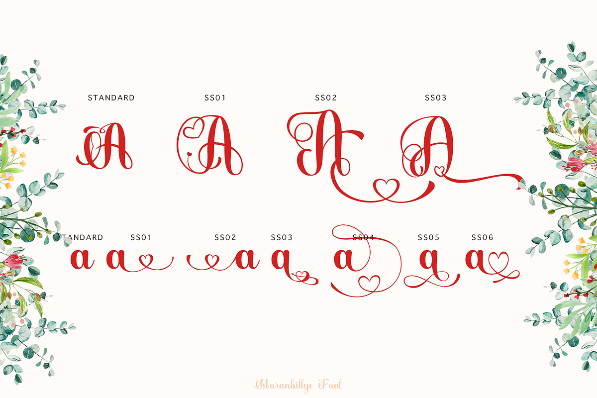 Moranbillye Script, a Script Font by madeDeduk (Photo 2 of 9)