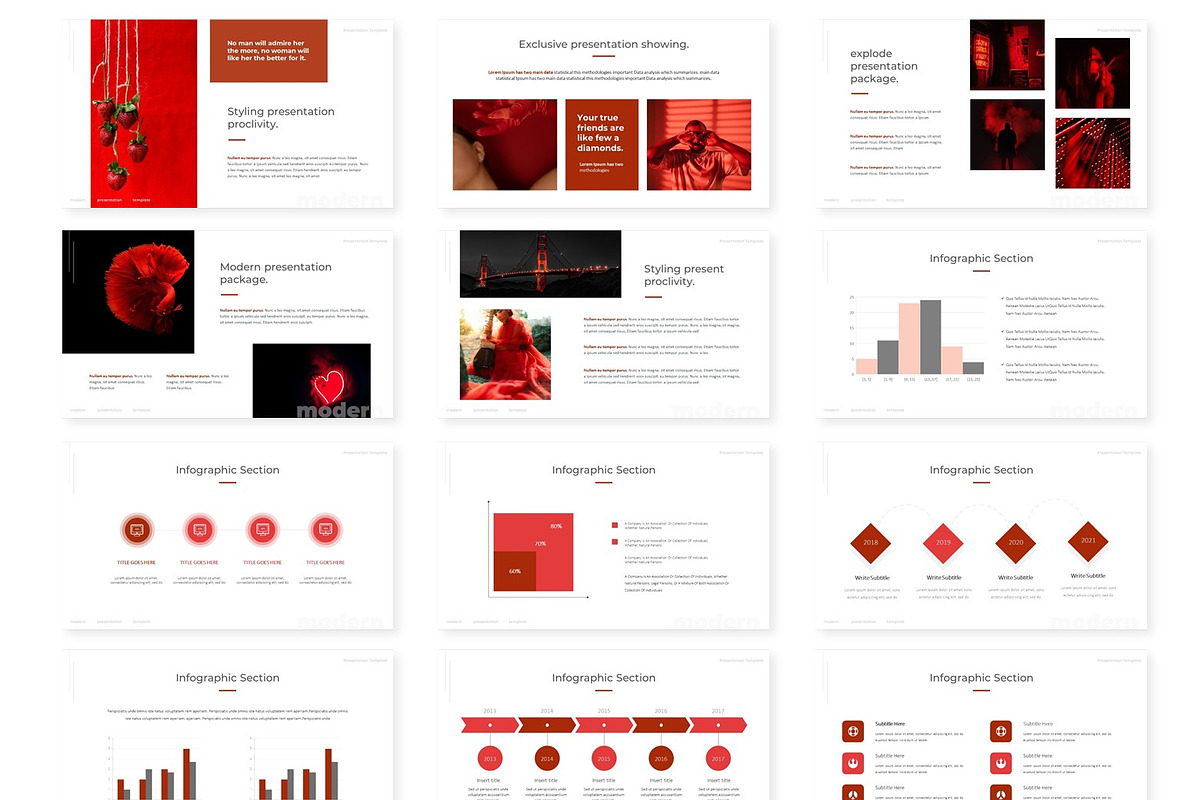 Red Present - Powerpoint Template, a Presentation Template by AQR ...