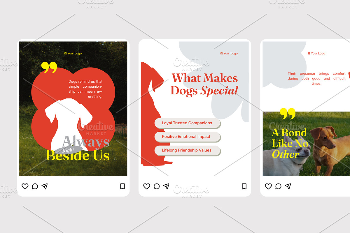 Dog Celebration - Instagram Post, a Social Media Template by Izdihaar_Studio (Photo 2 of 4)