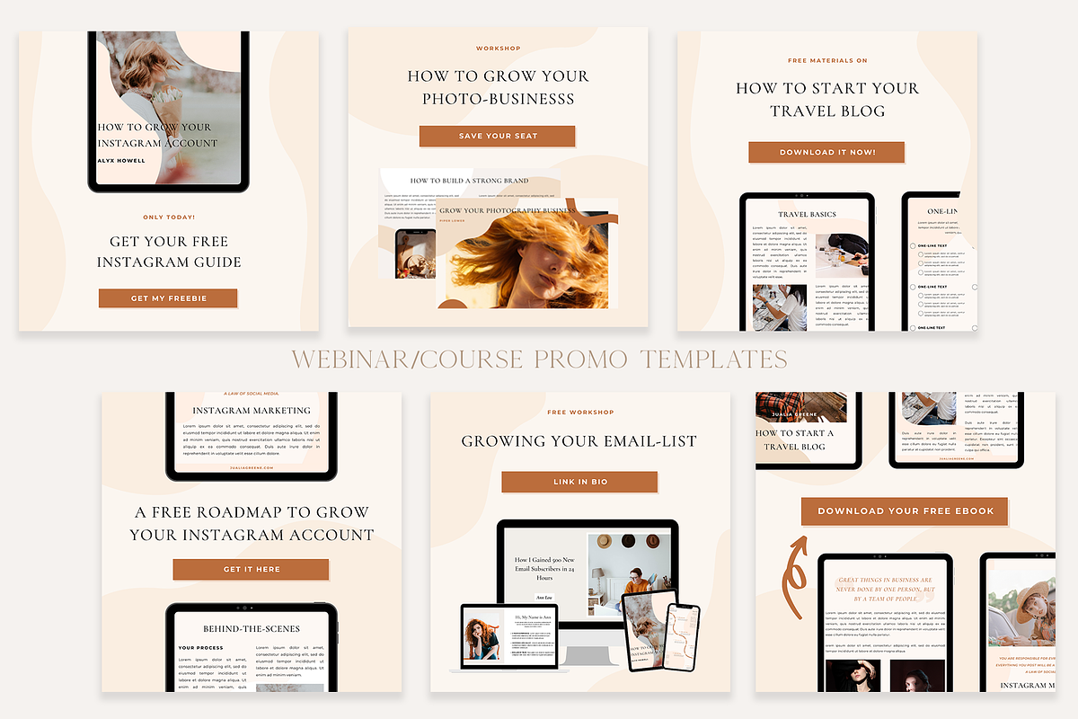 Instagram Marketing Pack | CANVA, a Social Media Template by Ralony (Photo 5 of 19)