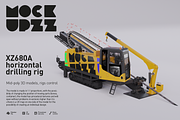 XZ680A horizontal drilling rig, a Cars & Vehicle 3D Model by mockupzz (Thumbnail 1 of 6)
