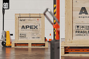 Wooden Shipping Crate Mockup, an Advertising Mockup by SD Mockup (Thumbnail 2 of 5)