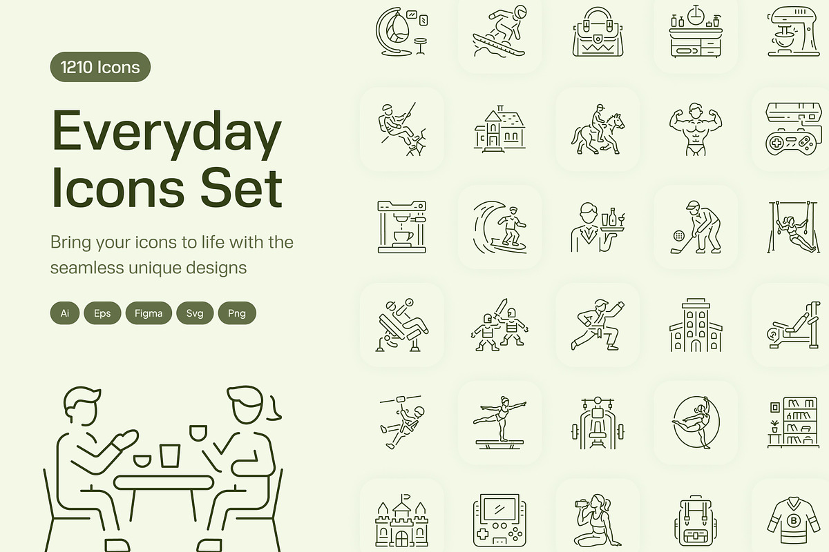 1210 Everyday Icon, an Outline Icon by Prosymbols (Photo 1 of 20)