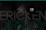 Ericken Display Typeface, a Sans Serif Font by Foxtype (Thumbnail 8 of 12)