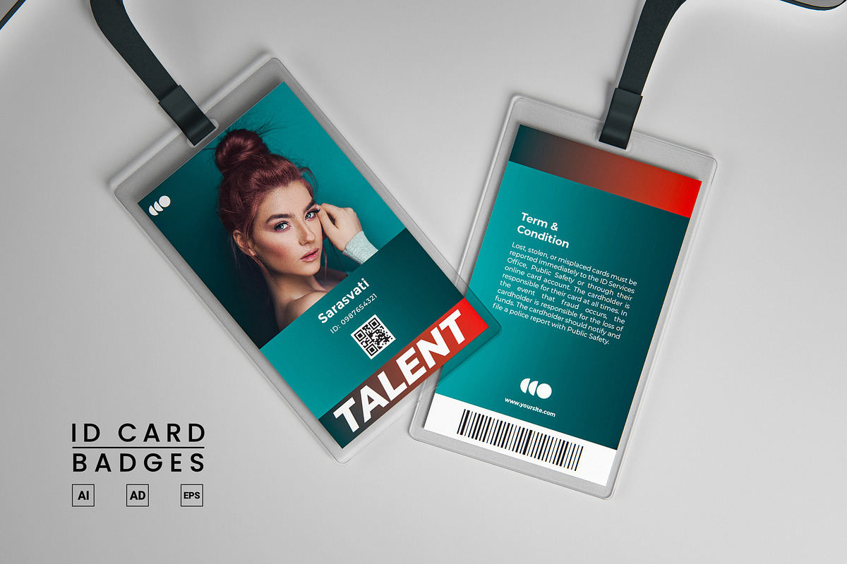 ID Card Badge - Sandiego, a Card Template by Aprndy85 (Photo 1 of 2)