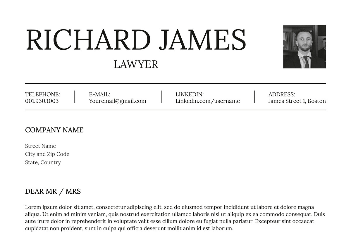 Elegant Resume CV and Cover Letter, a Resume Template by Type Twice (Photo 4 of 4)
