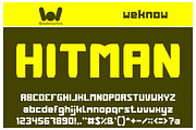 Head Hunter font, a Font by weknow (Thumbnail 1 of 5)