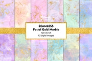 Seamless Gold Pastel Pattern Texture, a Pattern Graphic by DiBrush Studio (Thumbnail 1 of 5)