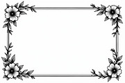 Elegant Floral Border Vector, an Illustration by BIPLOB EXPERT (Thumbnail 8 of 9)