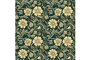 Vintage spring flowers