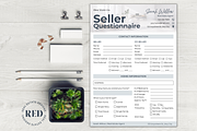 Real Estate Seller Questionnaire, a Stationery Template by Jennifer Magri Templates (Thumbnail 8 of 8)