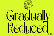 Gradually Reduced Font, a Serif Font by 177Studio (Thumbnail 1 of 7)