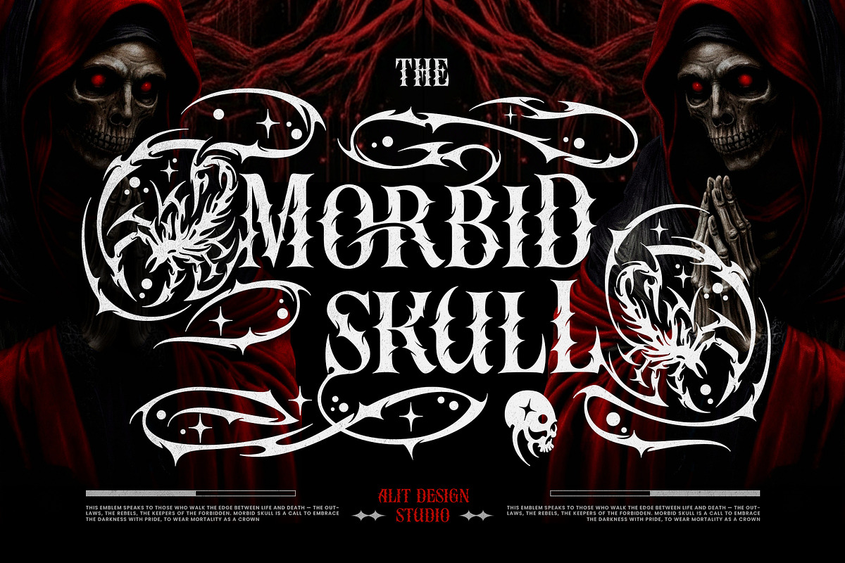 Reptilian Stinger Typeface, a Serif Font by alit design (Photo 3 of 19)