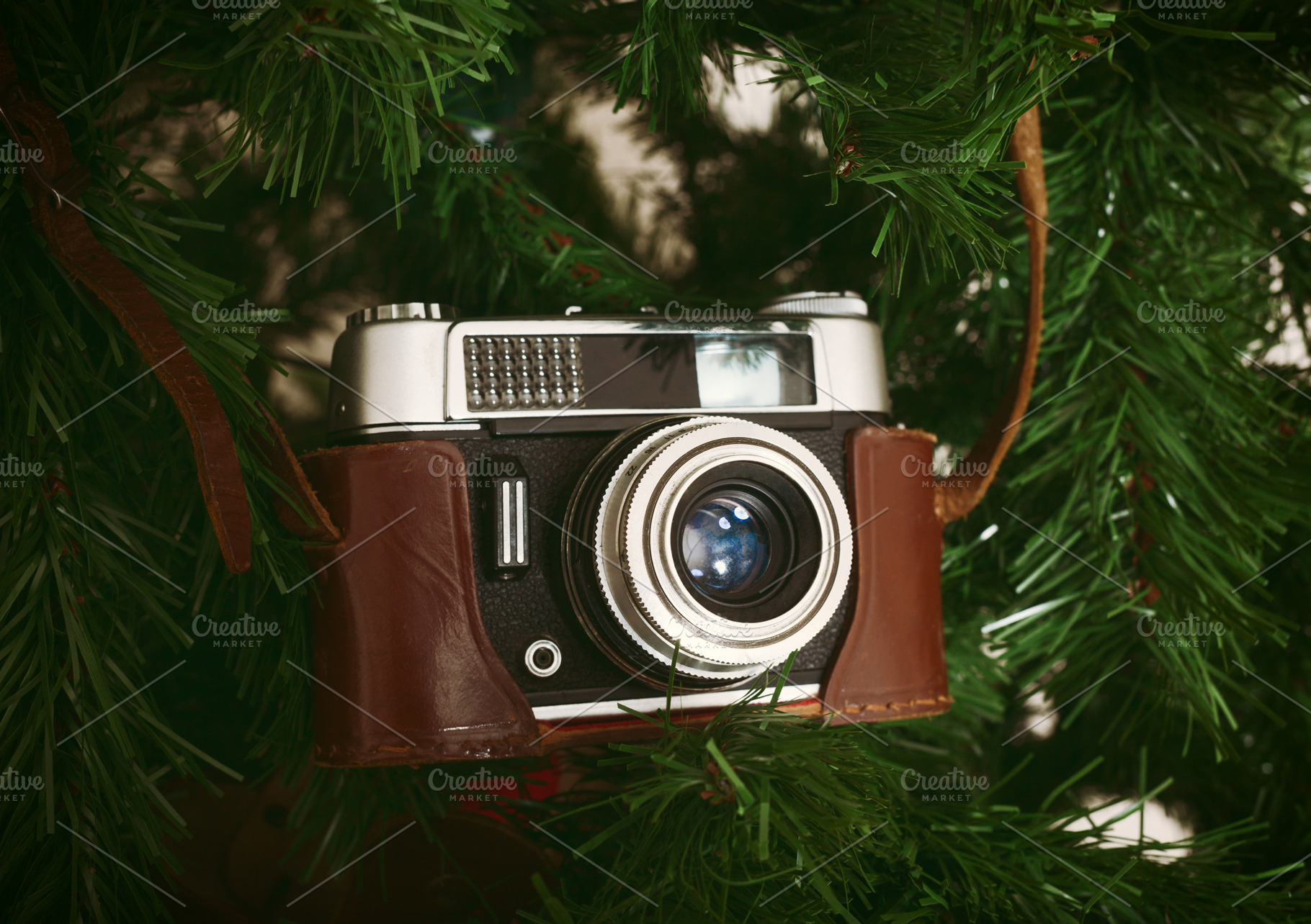 Vintage camera for christmas, a Holiday Photo by Antonio Gravante Market