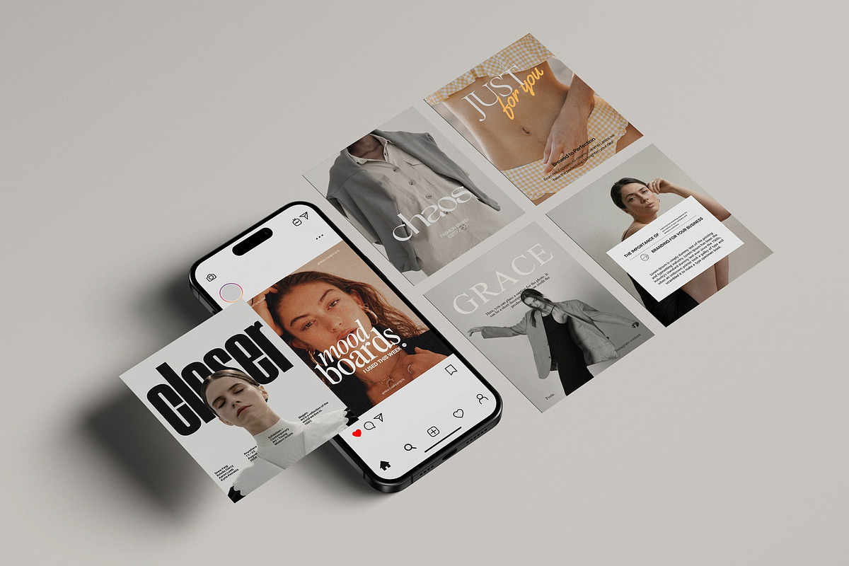 Instagram & Social Post Mockup, a Device Mockup by Tahtagraphic (Photo 12 of 16)