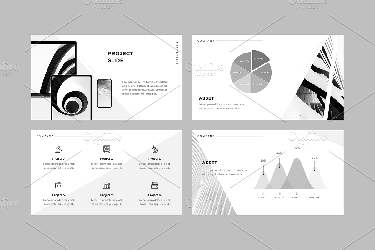 MONOCROM - Powerpoint Template, a Presentation Template by Pixelz Studio (Photo 8 of 10)