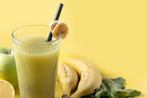 Healthy green smoothie, a Food & Drink Photo by etorres69