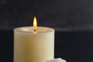Salt and Light on a Dark Moody Background