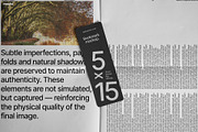 Bookmark & Newsprint Mockup, a Books & Magazine Mockup by Mocku (Thumbnail 4 of 4)
