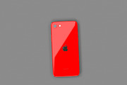 Apple iPhone SE 2020 Product Red, an Object 3D Model by Tedi Permana (Thumbnail 6 of 14)