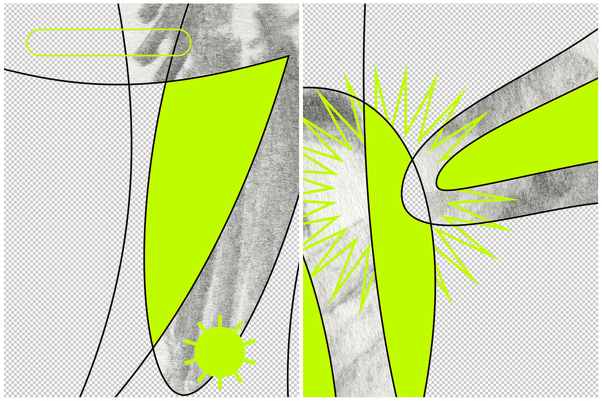 Contour edgy vector illustration, a Texture Graphic by Oleg and Katja (Photo 26 of 26)