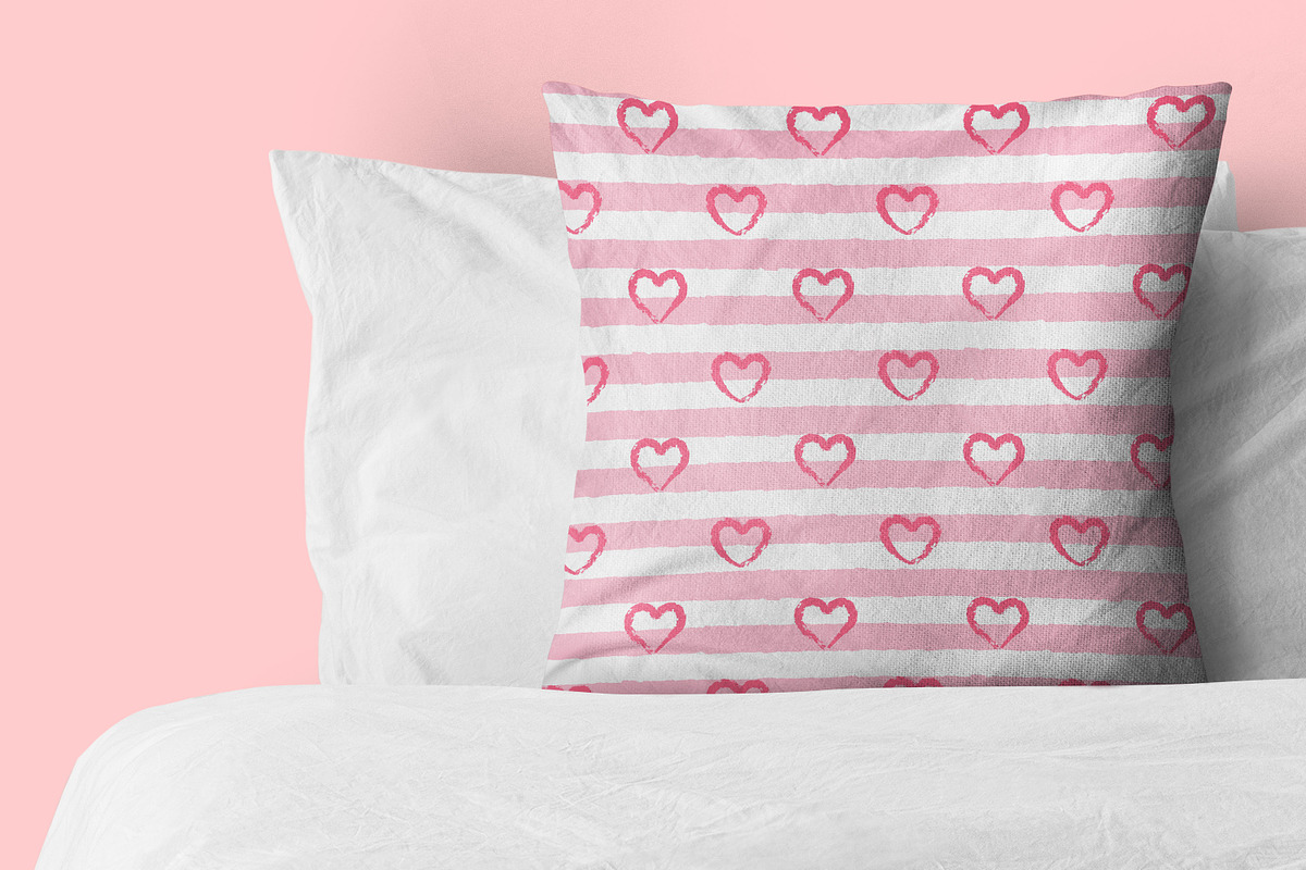 Valentine Stripe Seamless Pattern, a Pattern Graphic by Digital Studio (Photo 7 of 12)