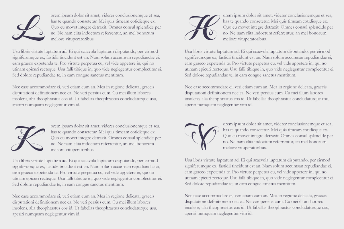 Script Drop Cap + Free Bonus, an Illustration by Nuno Dias (Photo 2 of 4)