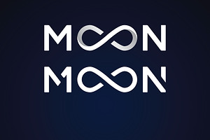 Moon logo vector icon design, a Branding & Logo Template by T.Vooka