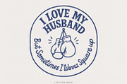 I Love My Husband But Sometimes I, an Illustration by SharpMarketplace (Thumbnail 1 of 9)