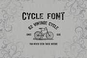 Cycle font-50% off, a Symbol Font by Jadugar Design Studio (Thumbnail 1 of 4)