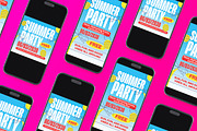 Geo Minimalism Summer Party Flyer, a Flyer Template by Aiyari Graphic (Thumbnail 2 of 3)
