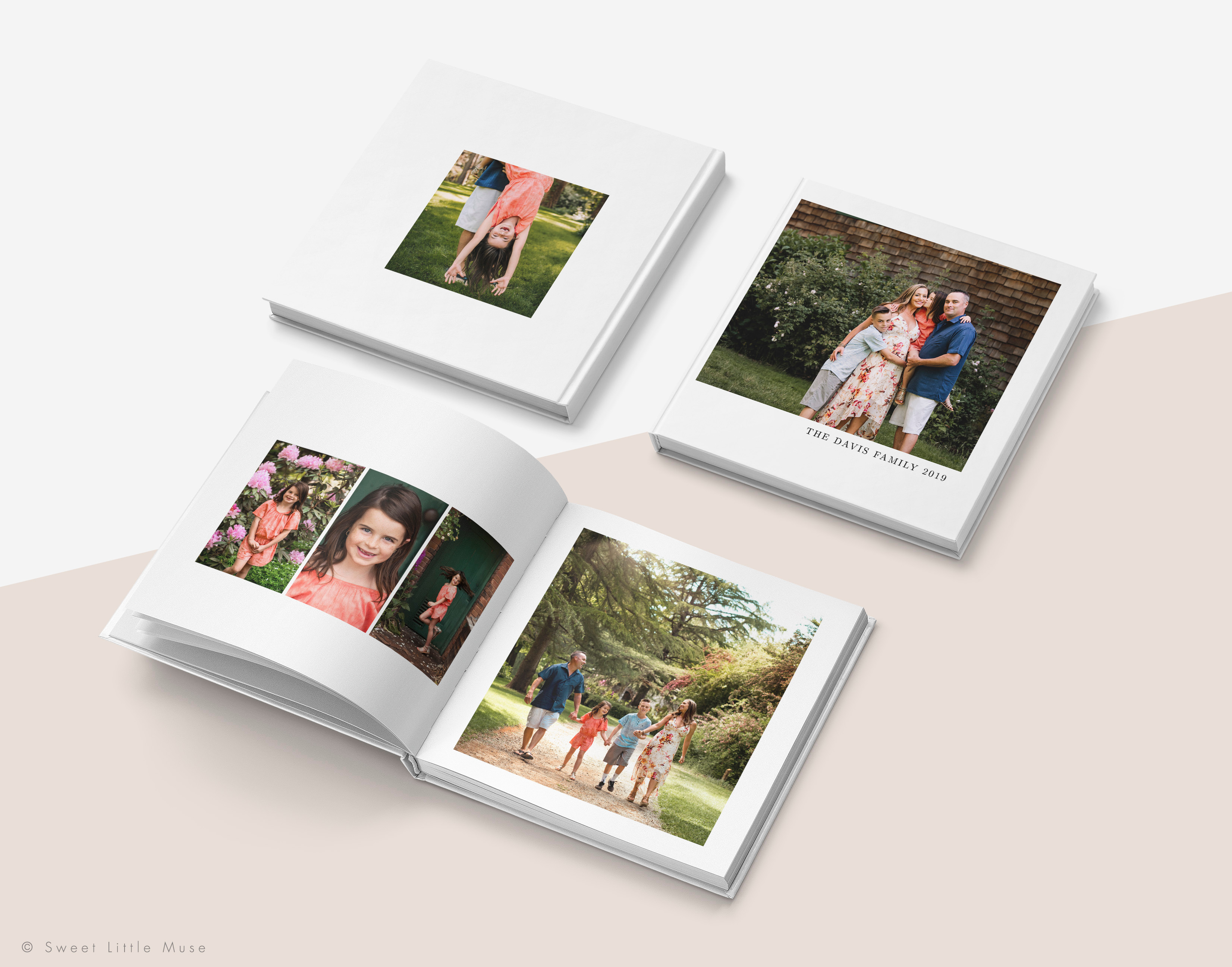 Photo Book Template for Photoshop, a Magazine Template by Sweet Little Muse