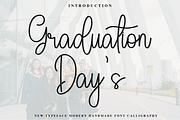 Graduation Days, a Handwritten Font by FreshTypeINK (Thumbnail 1 of 8)