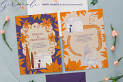 Wedding Stationery set Girasoli, an Invitation Template by Mente Volante Studio (Thumbnail 2 of 5)