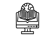 Geography Line Icon, an Outline Icon by Pexelpy (Thumbnail 2 of 2)