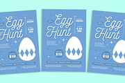 Minimalist Easter Egg Hunt Flyer, a Flyer Template by Gumico Studio. (Thumbnail 1 of 3)