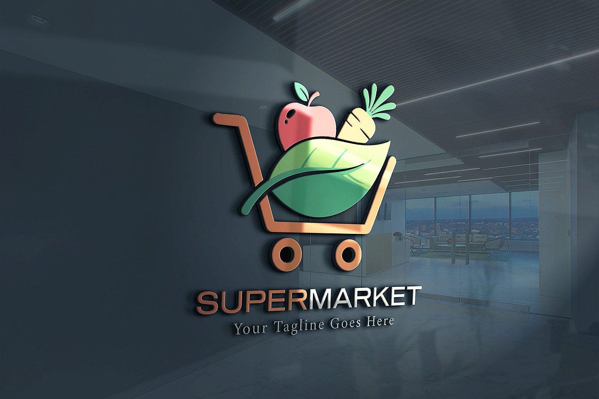 Grocery & Supermarket Logo Template preview 4
